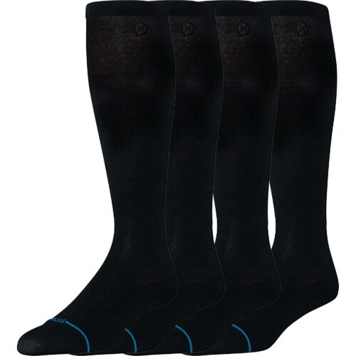 Stance Ultralight Merino Solid Black 2-pack