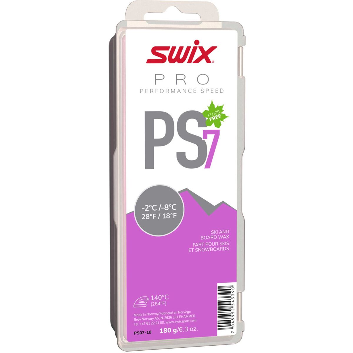 Swix PS07 Performance Speed Wax Violet 900G